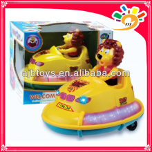 B/O LION SITTING BUMPER CAR TOY WITH LIGHT AND MUSIC